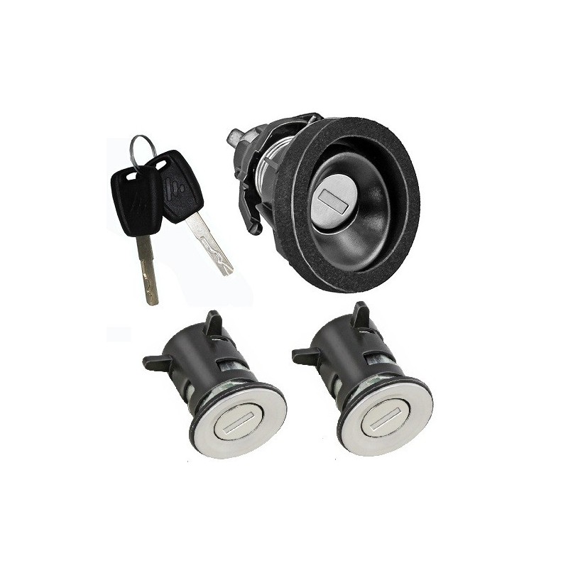Kit Boccole Porte Anteriori + Portellone (Con Chiavi Uguali) (3 Porte) per Fiat Punto (188) e Punto (3 Porte) (188) AL85109