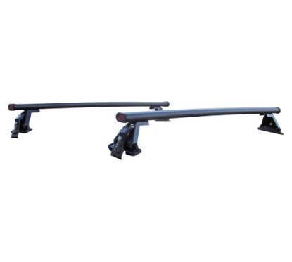 Coppia Barre "Pacific Basic" (Acciaio) + Kit Attacchi (68010) per Audi 100, 80 (B3) e 80 (B4) e altri modelli 67110010 -