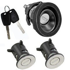 Kit Boccole Porte Anteriori + Portellone (Con Chiavi Uguali) (5 Porte) per Fiat Punto (188) e Punto (5 Porte) (188) AL85110