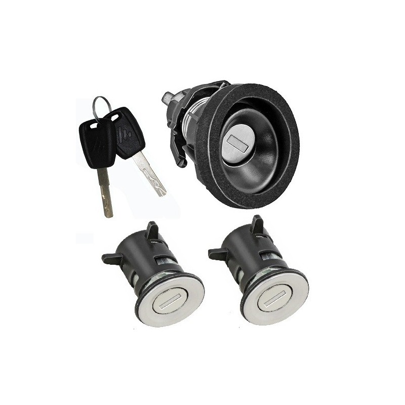 Kit Boccole Porte Anteriori + Portellone (Con Chiavi Uguali) (5 Porte) per Fiat Punto (188) e Punto (5 Porte) (188) AL85110