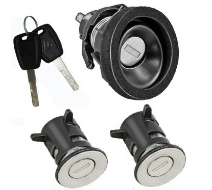 Kit Boccole Porte Anteriori + Portellone (Con Chiavi Uguali) (5 Porte) per Fiat Punto (188) e Punto (5 Porte) (188) AL85110