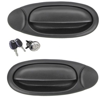 Coppia Maniglie Porte Esterne anteriore destro/Sinistro + Portellone (Con Chiavi Uguali) per Fiat Multipla (186) AL85113 -