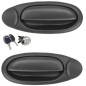 Coppia Maniglie Porte Esterne anteriore destro/Sinistro + Portellone (Con Chiavi Uguali) per Fiat Multipla (186) AL85113