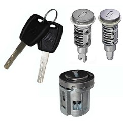 Kit Blocchetti Maniglie Porta anteriore sinistro + Baule + Avviamento (Con Chiavi Auguali) (No per Ford Ka (Z*) AL85227 -