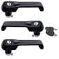 Coppia 2 Maniglie Porta Esterne + 1 Portellone (Con Chiavi) (3 Pz) per Fiat Fiorino AL8599