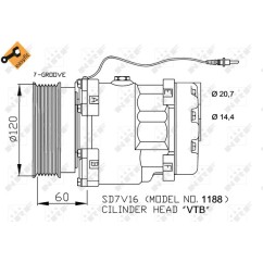 Compressore Renault 32711 - 32-32711 - 32-32711