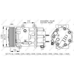 Compressore Citroen 32772 - 32-32772 - 32-32772