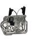 Alz.elett.anteriore destro (5P) (C/Elettronica) (C/Pannello) Nissan Qashqai dal 2007 anche per Nissan Qashqai +2 DN503R