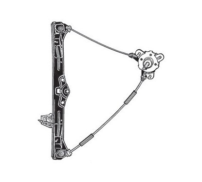 Alz.manuale.anteriore sinistro (3 Porte) Ka dal 2009 per Ford Ka (Z*) FR901L - 31-FR901L - 31-FR901L