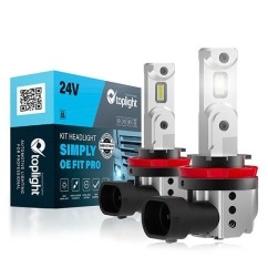 Kit Led per Modifica H8/H9/H1 24V - Simply Pro 417548
