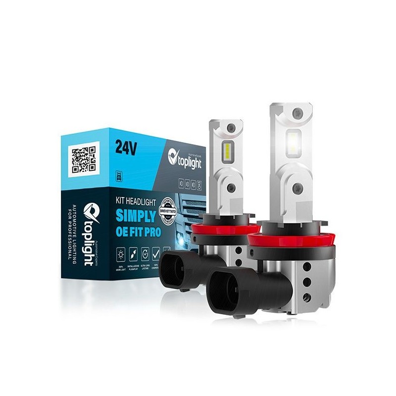Kit Led per Modifica H8/H9/H1 24V - Simply Pro 417548