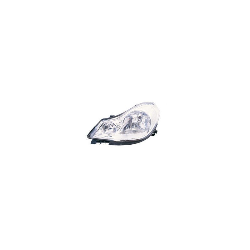 Proiettore sinistro (C/Cromato) (H7+H1) Clio 12/Dal 2007 per Renault Symbol 327003789
