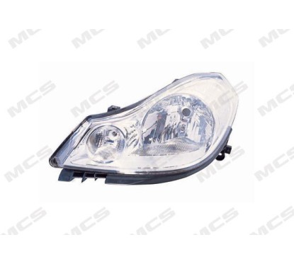 Proiettore sinistro (C/Cromato) (H7+H1) Clio 12/Dal 2007 per Renault Symbol 327003789