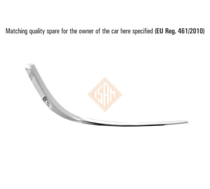 Profilo Cromato Griglia Fendi destro Astra dal 2012 per Opel Astra J 0742703