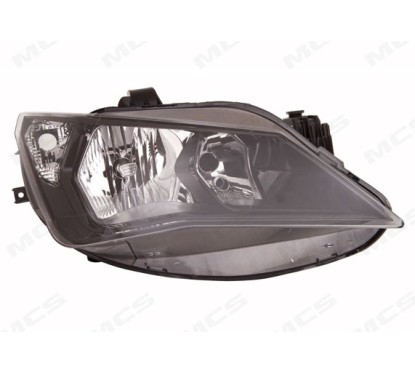 Proiettore destro (C/Nero) (H7+H7) Ibiza dal 2012 per Seat Ibiza Fr e Ibiza VI 327004908
