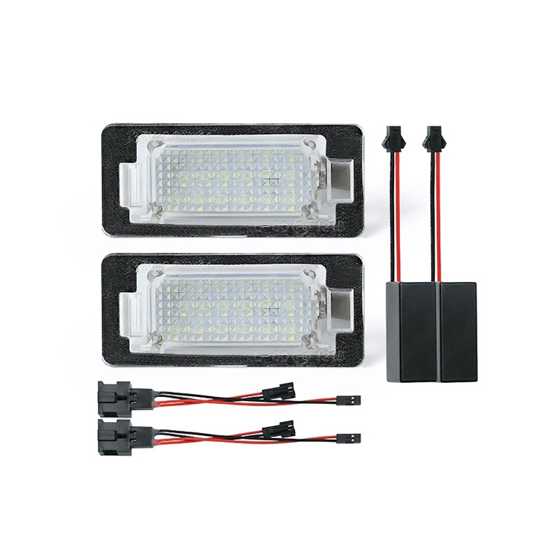 Fanale Luce Targa Led (Conf. 2PZ) per Audi A1 (8X1), A4 (8K2_B8) e A4 (9**_**) e altri modelli 701004