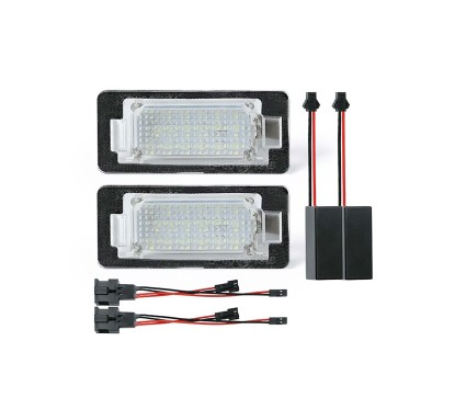 Fanale Luce Targa Led (Conf. 2PZ) per Audi A1 (8X1), A4 (8K2_B8) e A4 (9**_**) e altri modelli 701004 - 83-701004 - 83-701004
