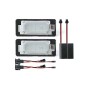Fanale Luce Targa Led (Conf. 2PZ) per Audi A1 (8X1), A4 (8K2_B8) e A4 (9**_**) e altri modelli 701004