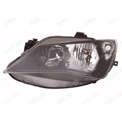 Proiettore sinistro (C/Nero) (H7+H7) Ibiza dal 2012 per Seat Ibiza Fr e Ibiza VI 327004909 - 30-327004909 - 30-327004909