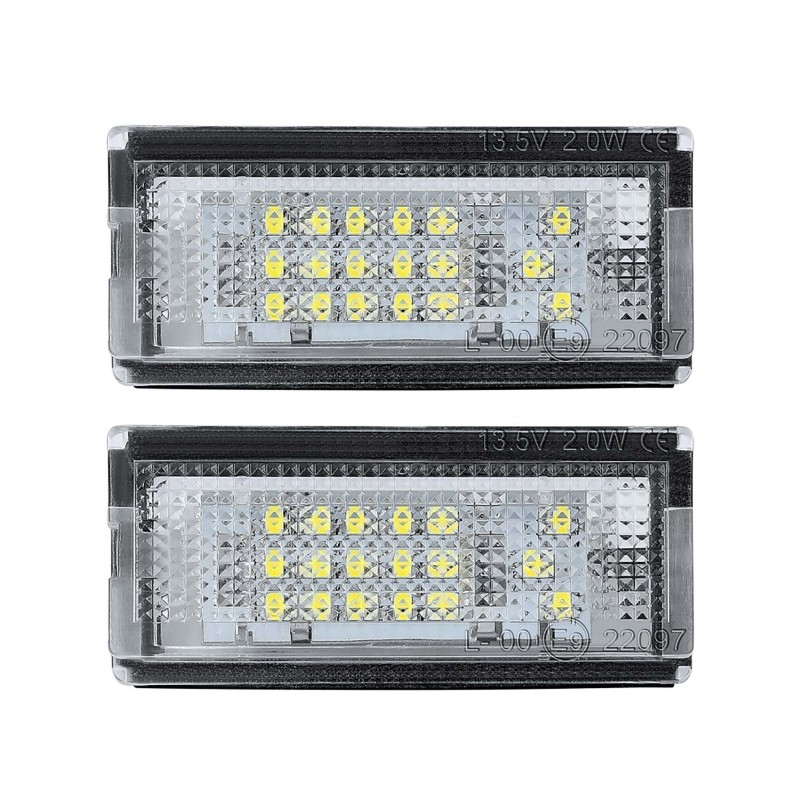Fanale Luce Targa Led (Conf. 2PZ) per Bmw 3 (E46) e 3 (E46) Coupe-Cabrio 701012
