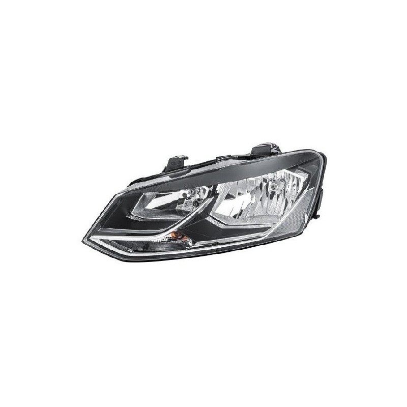 Proiettore sinistro (H7+H7) (C/Nero) (Mod. Comfortline/Highline) Volkswagen Polo dal 2014 327005223
