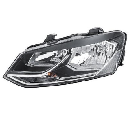 Proiettore sinistro (H7+H7) (C/Nero) (Mod. Comfortline/Highline) Volkswagen Polo dal 2014 327005223 - 30-327005223 -
