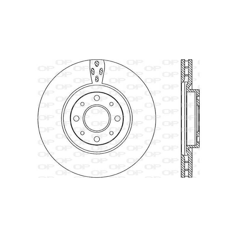 Coppia dischi freno BDA2217.20