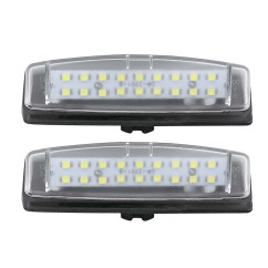Fanale Luce Targa Led (Conf. 2PZ) per Lexus Gs (S160), Is (XE10) e Rx 300 (Mcu) e altri modelli 701069 - 83-701069 -