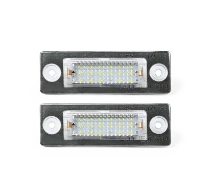 Fanale Luce Targa Led (Conf. 2PZ) per Volkswagen Caddy, Golf Plus e Jetta e altri modelli 701080 - 83-701080 - 83-701080