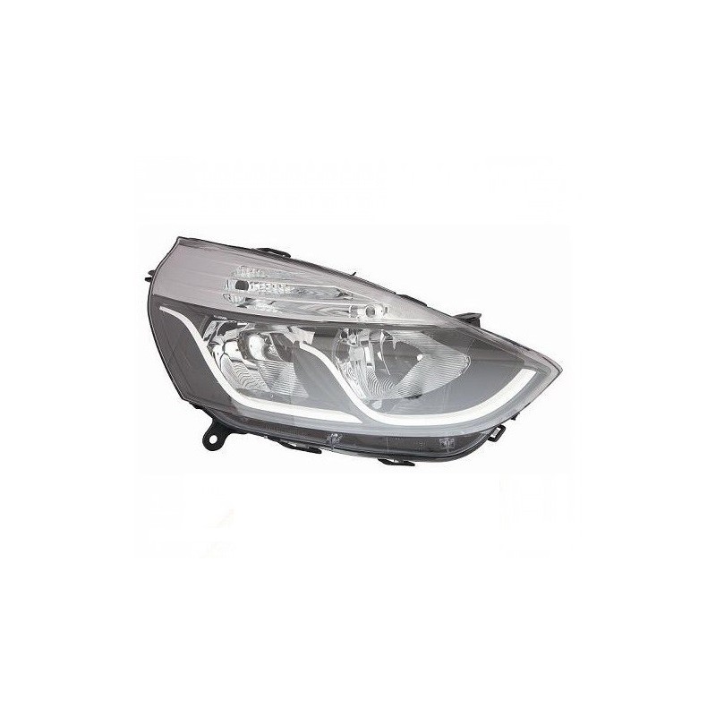 Proiettore destro (H7+H1) (C/Nero) (Bordo Interno Bianco) Renault Clio 01/Dal 2016 al 06/2016 327005518