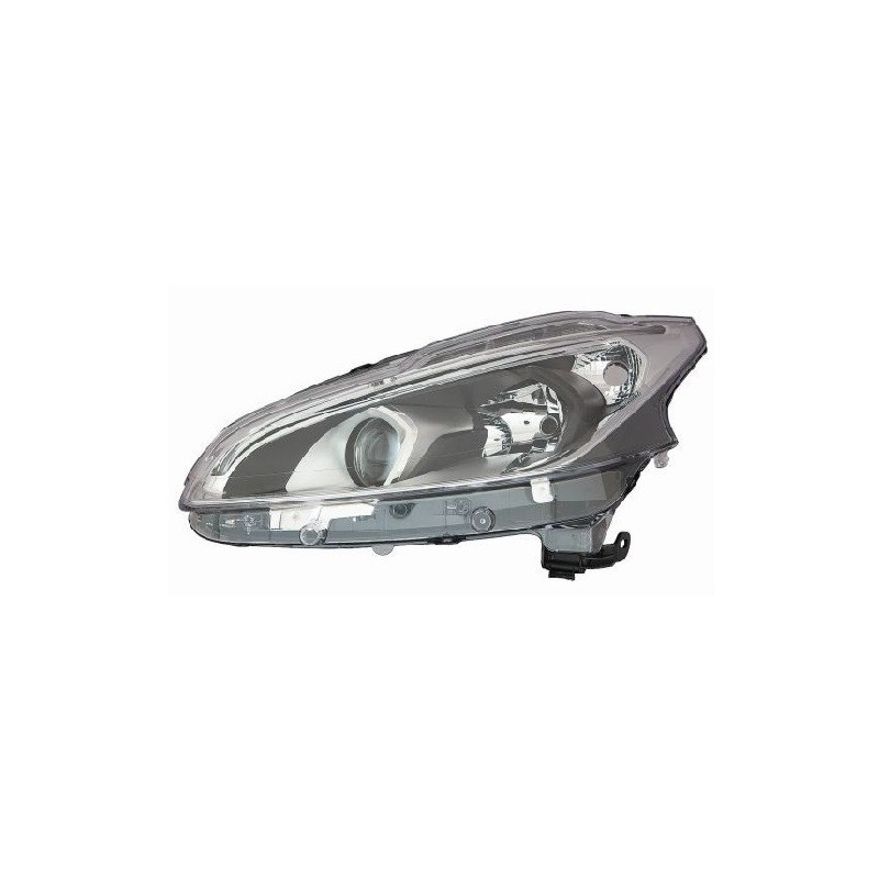 Proiettore sinistro (H7+H7) (C/Nero) (Led) Peugeot 208 dal 2015 327005671