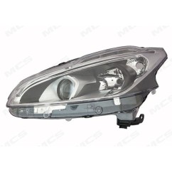 Proiettore sinistro (H7+H7) (C/Nero) (Led) Peugeot 208 dal 2015 327005671 - 30-327005671 - 30-327005671