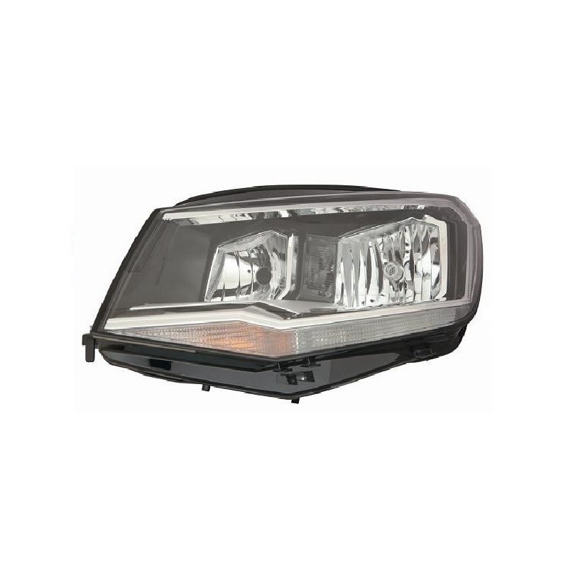 Sinistra,Proiettore,Elettrico, con motore, Nero, H per Volkswagen Caddy 327005743