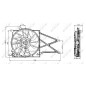 Ventola Radiatore Opel 47015
