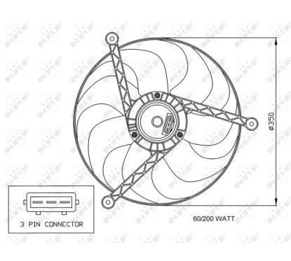 Ventola Radiatore Ford 47057