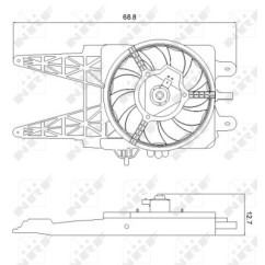 Ventola Radiatore Fiat 47248 - 32-47248 - 32-47248
