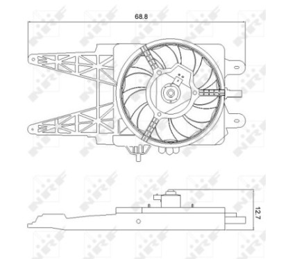Ventola Radiatore Fiat 47248