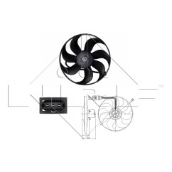 Ventola Radiatore Audi 47397 - 32-47397 - 32-47397
