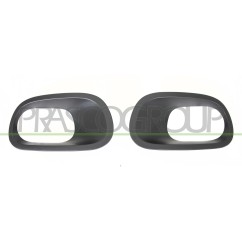 Kit Cornici fendinebbia Nere Goffrate (Destro+Sinistro) per Citroen C3 CI3281240 - 64-CI3281240 - 64-CI3281240