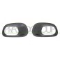 Kit Cornici fendinebbia Nere Goffrate (Destro+Sinistro) per Citroen C3 CI3281240
