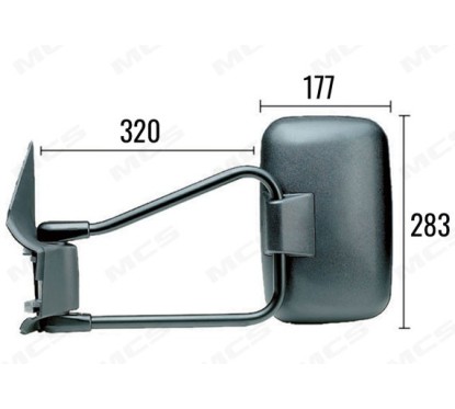 Sinistra,Completo,Manuale, Convesso, 320X270X170, 331805 - 30-331805 - 30-331805