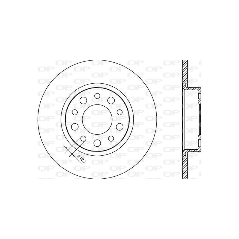 Disco Freno Verniciato BDR2248.10