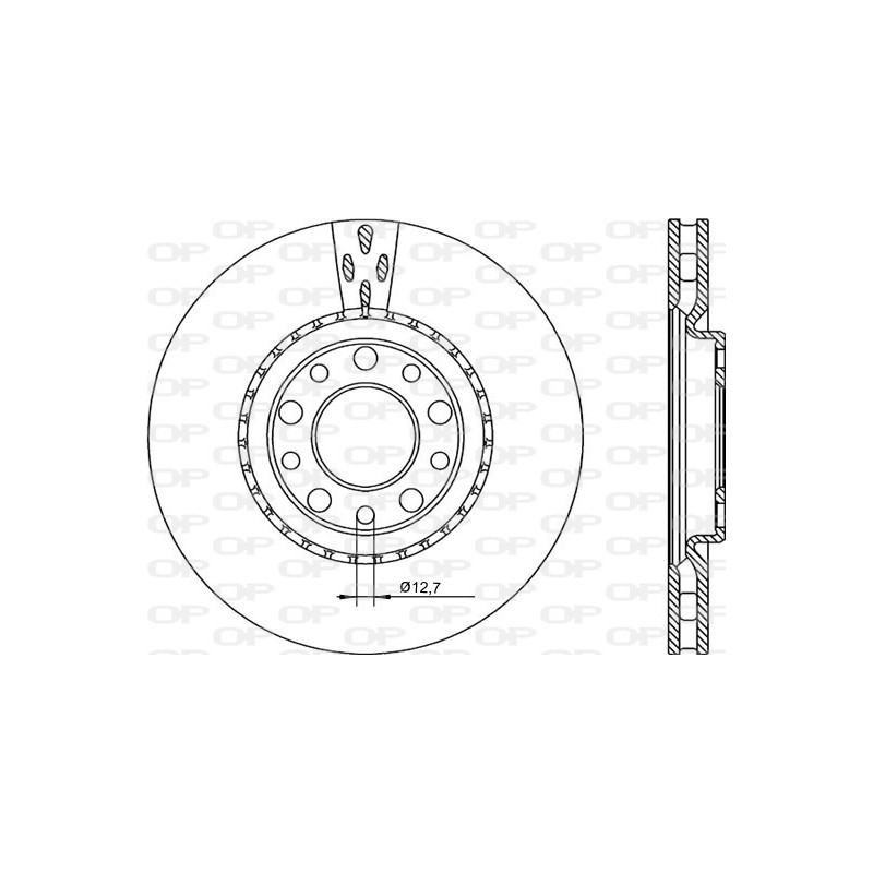 Disco Freno Verniciato BDR2253.20