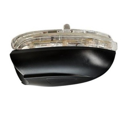 Calotta sinistro (Nera) (Inferiore) C/Fanale+L.cortesia per Volkswagen Golf (VI), Golf (VI) Gti-Gtd e Touran 333015 -