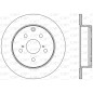 Disco Freno Verniciato BDR2422.10
