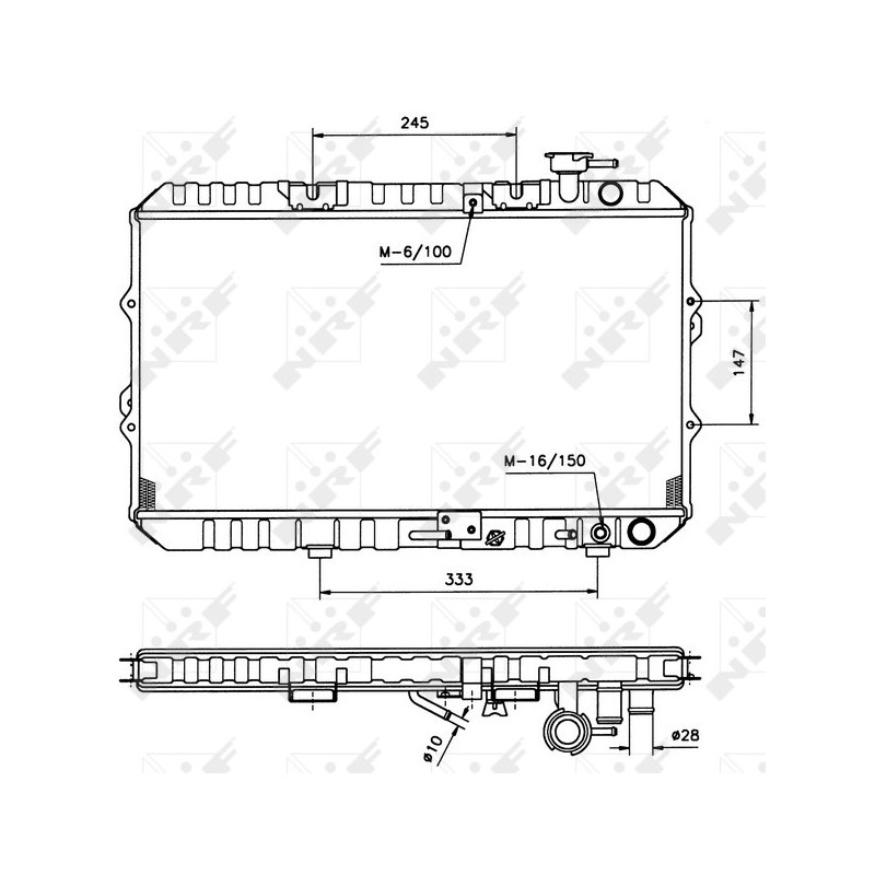 Radiatore Honda 516354