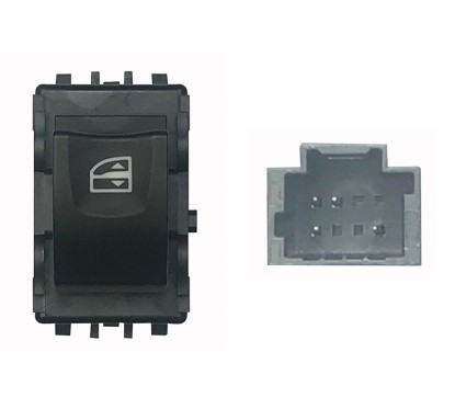 Interruttore Porta posteriore sinistro/Destro C/Comfort per Renault Laguna III, Megane e Scenic-Grand Scenic (X-Mod)