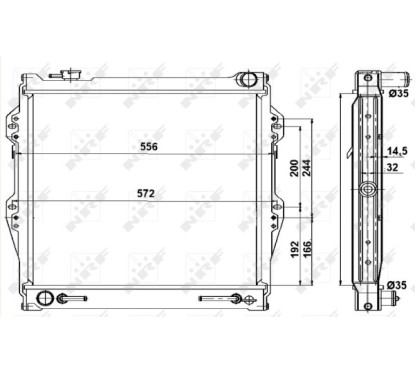 Radiatore Toyota 52091