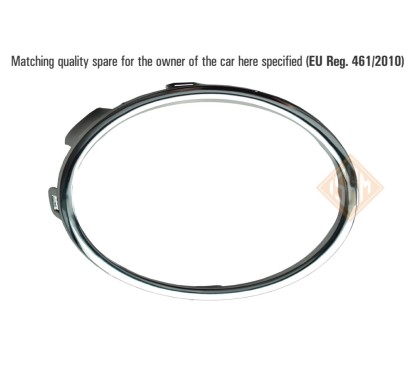 Cornice Griglia Fendi destro (Cromata) Golf dal 2008 per Volkswagen Caddy, Golf (VI) e Golf Plus e altri modelli 0935831