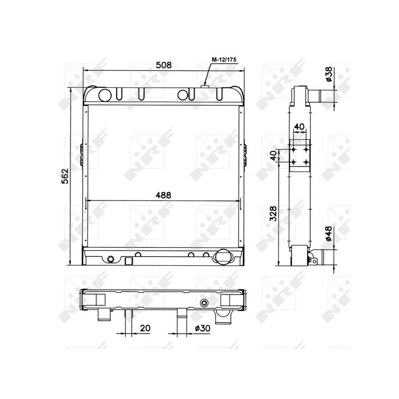 Radiatore Nissan 52141